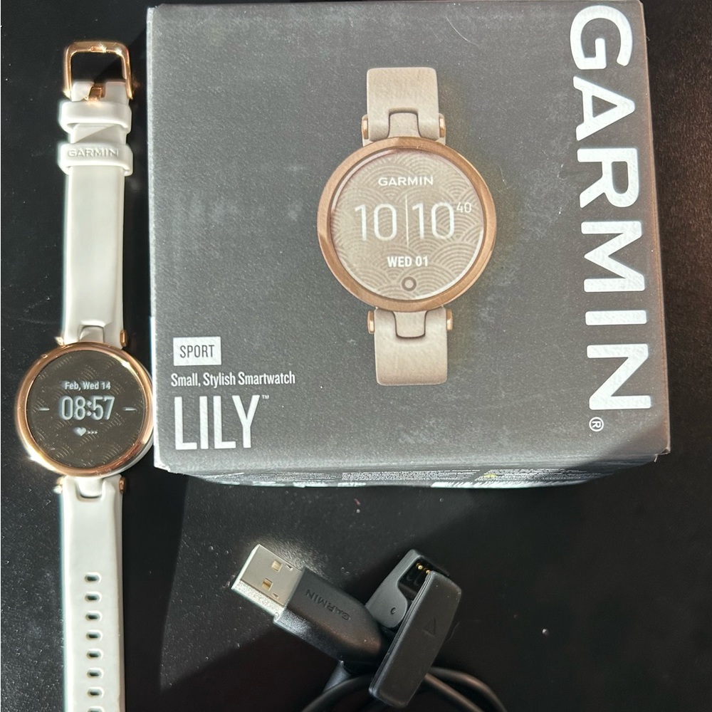 Garmin Lily Sport Watch, Like New!